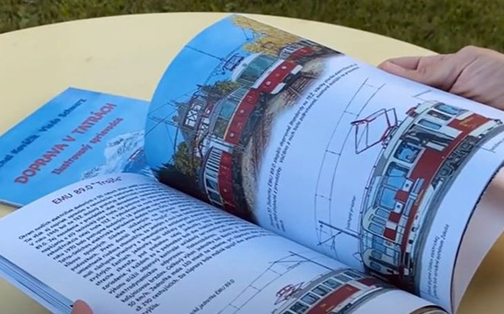 Doprava v Tatrách je ručne maľovaná kniha z oblasti vývoja dopravy vo Vysokých Tatrách